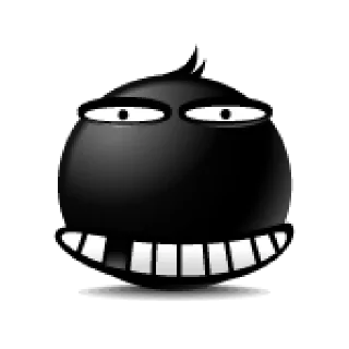 Sticker чёрные чучумбрики💥 - 2