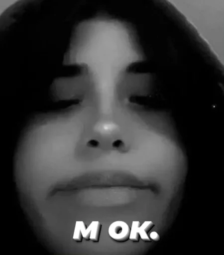 human face lip black and white