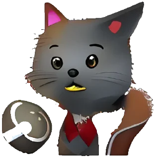 Стикер блэт коты - 3