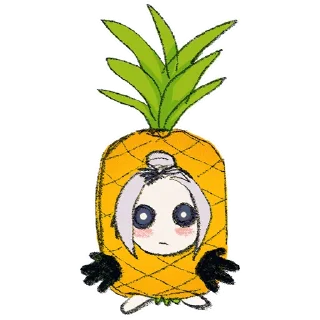 Sticker bllk фруктовый салатик @brottus - 0