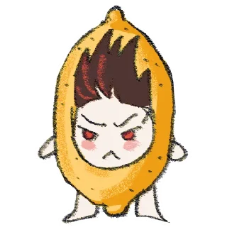 Sticker bllk фруктовый салатик @brottus - 5