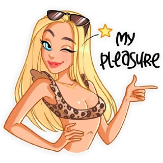 Стикер Blondychain - 1