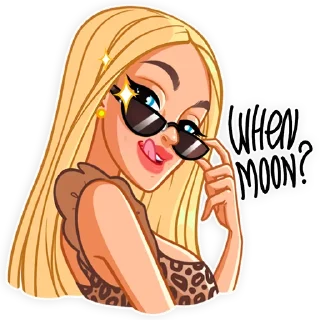 Стикер Blondychain - 0