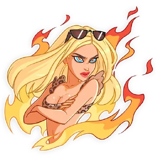 Стикер Blondychain - 10