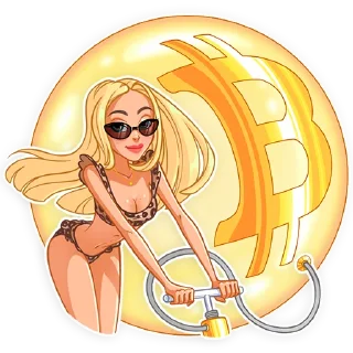 Стикер Blondychain - 6