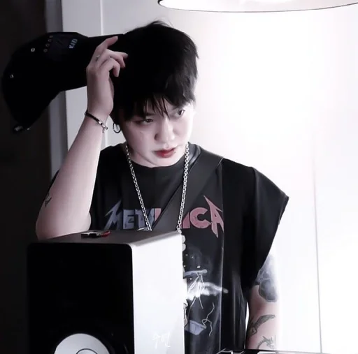 person wall human face