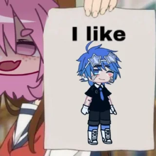 Sticker Голубой и Розовый апельсин - 5