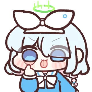 Sticker 蔚蓝档案 杂图1 @myadestes - 9