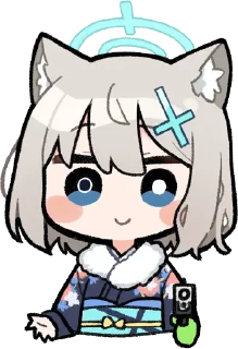 Sticker 蔚蓝档案 杂图1 @myadestes - 1