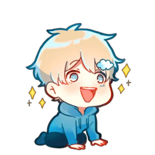 Синий-кун - @tg_sticks - 