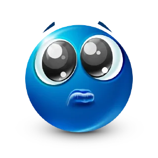 Sticker bluemoji - 9