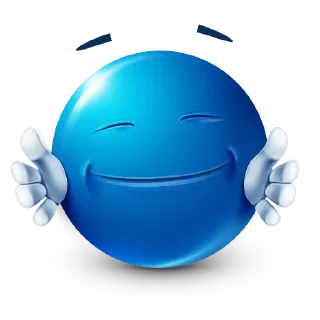 Sticker bluemoji - 6