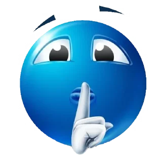 Sticker голубые лепешки - 1