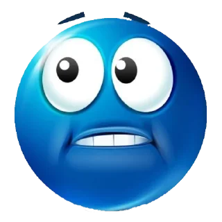 Sticker голубые лепешки - 2