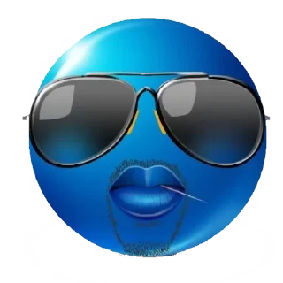 Sticker голубые лепешки - 7