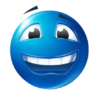 Sticker голубые лепешки - 9