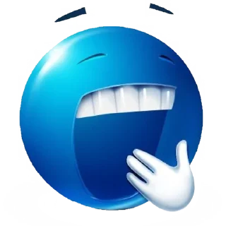 Sticker голубые лепешки - 6