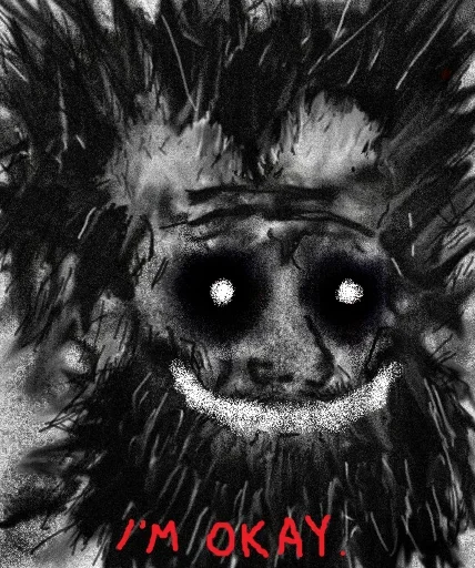 Стикер Котяча блядошиза - 4