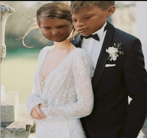 person bride wedding dress