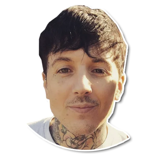 BMTH STICKERS - human face