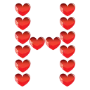 Sticker Love Alphabet - 10