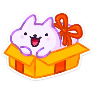 Sticker Кот Буба :: @stickroom - 1