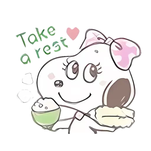 Стикер ꒰ ｡っ -｡꒱ bobo @angelstick - 7