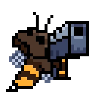 Sticker Бобросусл-pixeled (@HHIVP и @Bartolph) - 0