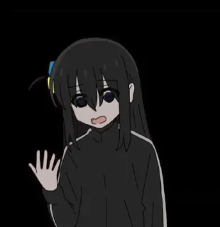 Стикер Bocchi The Goth - 11