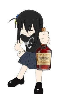 Стикер Bocchi The Goth - 6