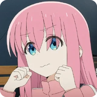 Стикер Bocchi the Rock • @animestickerb @pinterest_to_stickerbot - 2