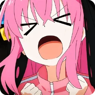 Стикер Bocchi the Rock • @animestickerb @pinterest_to_stickerbot - 5