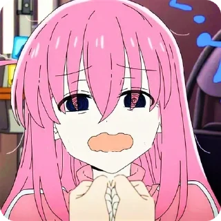 Стикер Bocchi the Rock • @animestickerb @pinterest_to_stickerbot - 1