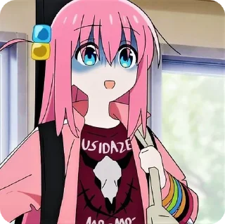 Стикер Bocchi the Rock • @animestickerb @pinterest_to_stickerbot - 8