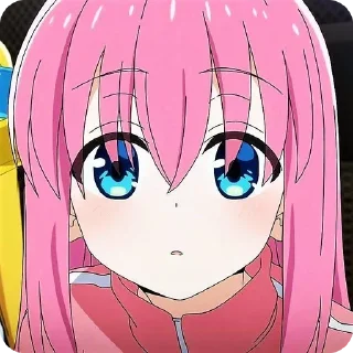 Стикер Bocchi the Rock • @animestickerb @pinterest_to_stickerbot - 7