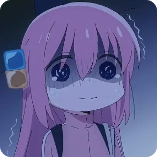 Стикер Bocchi the Rock • @animestickerb @pinterest_to_stickerbot - 11