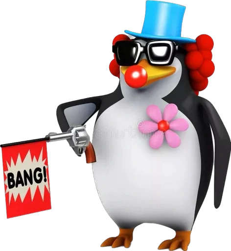 Sticker bombpenguin - 1