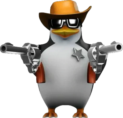 Sticker bombpenguin - 1