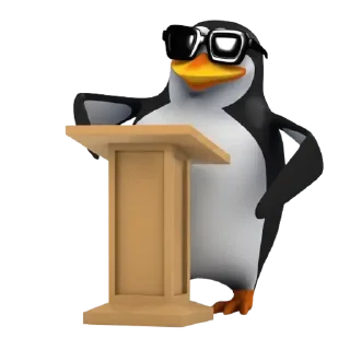 Sticker Пингвин - 8