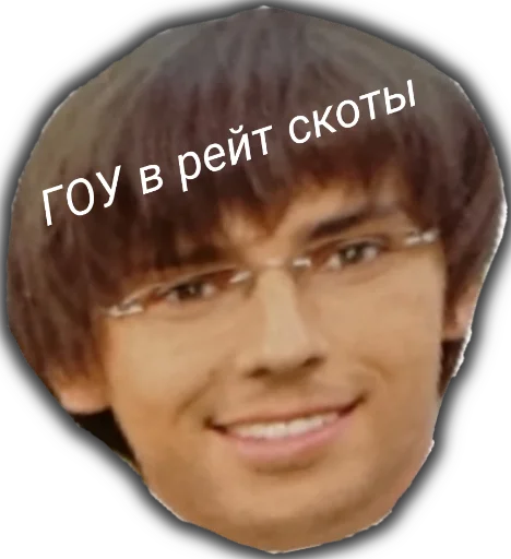 human face glasses smile