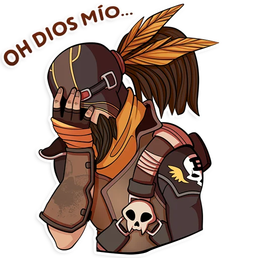 Стикер Стикеры Пограничья - 3