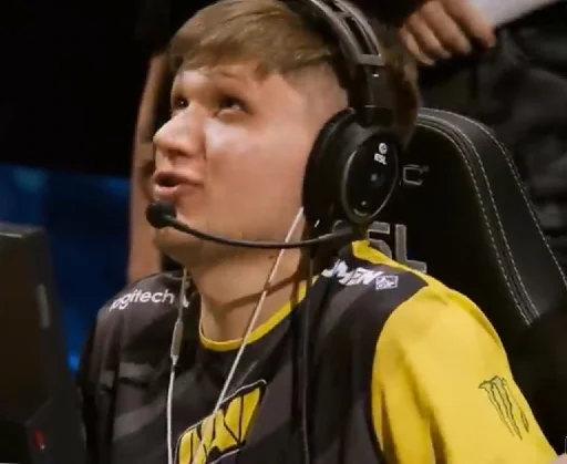 headphones person human face