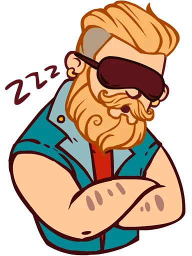 Стикер borodist - 1