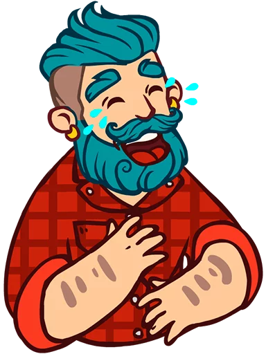 Стикер borodist - 1