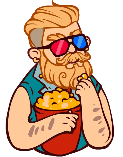 Стикер borodist - 1