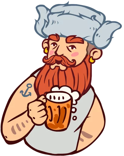 Стикер borodist - 1