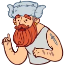 Стикер Borodist - 6