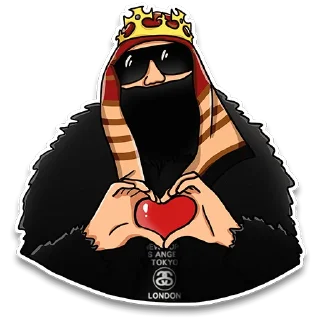 Sticker HHF BOSS & PIMP - 10