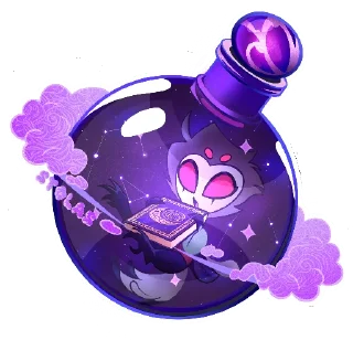 Sticker ОХ.АБ в бутылочках от @ELFYART - 3