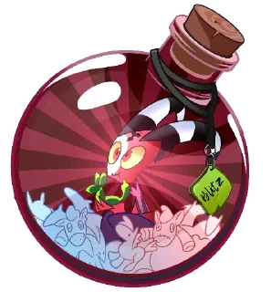 Sticker ОХ.АБ в бутылочках от @ELFYART - 0